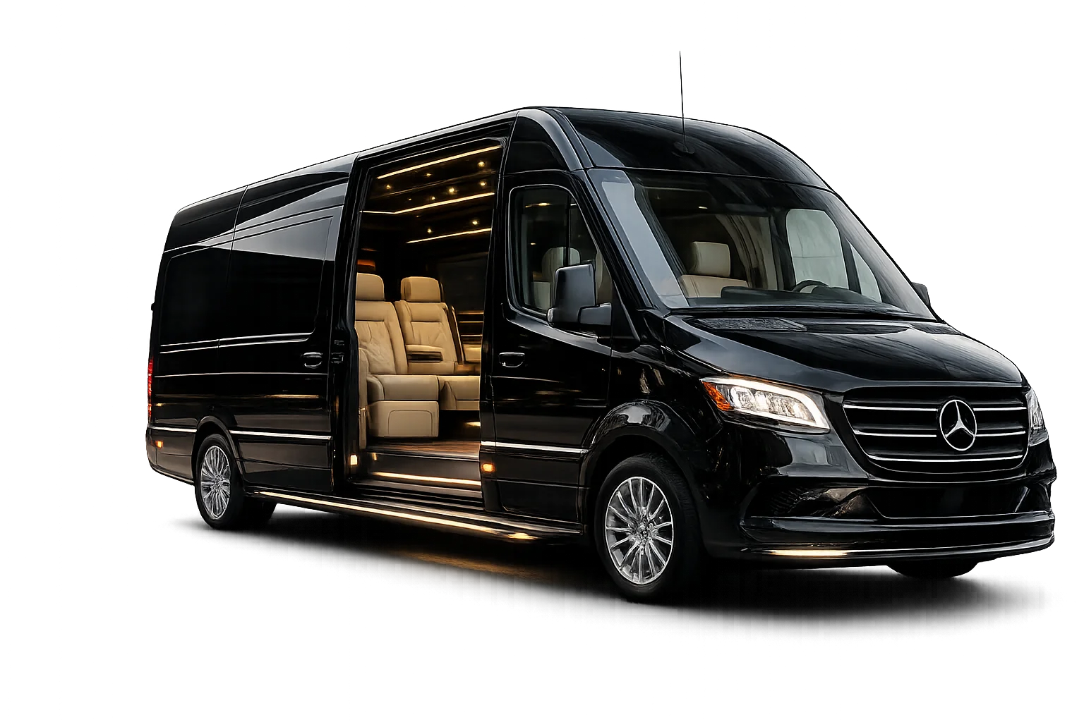 LimoStar Premier Van Mercedes-Benz Sprinter for groups up to 12 passengers in NYC